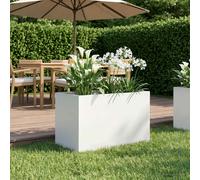 Vaso da giardino Bianco 50 x 40 x 40 cm