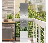 vidaXL Scultura da Parete Esterna - Decorazione per Il Giardino, Opera d'Arte da terrazza, Metallo Appeso