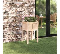 vidaXL Vaso da Giardino Natura 40 x 40 x 70 cm Pino massello, Giardino e terrazza, Design Minimalista, vasi creativi, spazi Verdi Urbani, Idee per Decorazioni