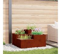 vidaXL Vaso da giardino Ruggine 100 x 100 x 48 cm