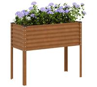 vidaXL Fioriera da Giardino 100x41x90 cm in Acciaio Corten, fioriera, fioriera da Giardino, piantatrice di Patate, fioriera da Esterno, fioriera