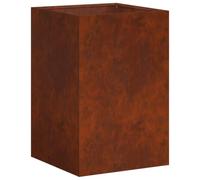 vidaXL Vaso da giardino Ruggine 40 x 40 x 60 cm Acciaio Corten