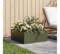vidaXL Vaso da giardino Verde Oliva 40 x 40 x 20 cm