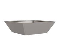 vidaXL Vaso Quadrato in Acciaio Corten, per Interni ed Esterni, 50 x 15 cm. Design Rustico, Resistente, Minimalista. Perfetto per Una pianta, Facile da Pulire. Porta Decorativa in Metallo Moderno.