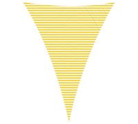 vidaXL Vela da ombra solare Giallo e Bianco 5 x 7 x 7 m, Soluzione per vivere all'aperto, vela ombreggiante triangolare UV, moderno tendone per giardino, balcone, parco