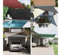 vidaXL Vela da ombra solare Arancione 2,5 x 6 m 100% Poliestere Oxford