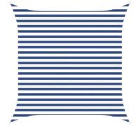 vidaXL Vela da ombra solare Blu e Bianco 3 x 3 m, Telo da esterno per balcone, ombreggiatura moderna, resistente ai raggi UV per giardino, patio e bordo piscina