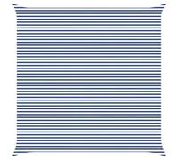vidaXL Vela da ombra solare Blu e Bianco 7 x 7 m, Telo da esterno per balcone, ombreggiatura moderna, resistente ai raggi UV per giardino, patio e bordo piscina