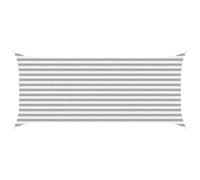 vidaXL Vela da ombra solare Grigio chiaro e bianco 4,5 x 2 m, Tenda da esterno, resistente ai raggi UV, copertura rettangolare in poliestere, modernissima per terrazzi