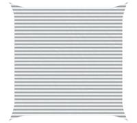 vidaXL Vela da ombra solare Grigio chiaro e bianco 4,5 x 4,5 m, Telo da esterno per balcone, ombreggiatura moderna, resistente ai raggi UV per giardino, patio e bordo piscina