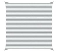 vidaXL Vela da ombra solare Grigio chiaro e bianco 5 x 5 m, Telo da esterno per balcone, ombreggiatura moderna, resistente ai raggi UV per giardino, patio e bordo piscina