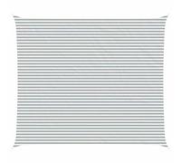 vidaXL Vela da ombra solare Grigio chiaro e bianco 7 x 6 m, Tenda da esterno, resistente ai raggi UV, copertura rettangolare in poliestere, modernissima per terrazzi