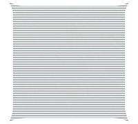 vidaXL Vela da ombra solare Grigio chiaro e bianco 7 x 7 m, Telo da esterno per balcone, ombreggiatura moderna, resistente ai raggi UV per giardino, patio e bordo piscina