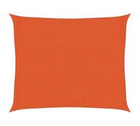 vidaXL Vela Parasole 160 g/m² Arancione 2,5x3 m in HDPE