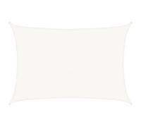 vidaXL Vela Parasole 160 g/m² Bianca 4x5 m in HDPE