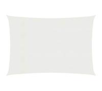 vidaXL Vela Parasole 160 g/m² Bianca 5x7 m in HDPE