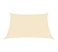 vidaXL Vela Parasole 160 g/m² Crema 3/4x2 m in HDPE