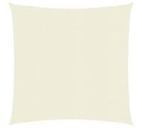 VIDAXL - Vela Parasole 160 g / m Crema 5x5 m in HDPE