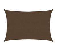 vidaXL Vela Parasole 160 g/m² Marrone 2,5x3,5 m in HDPE