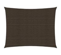 vidaXL Vela Parasole 160 g/m² Marrone 2,5x3,5 m in HDPE