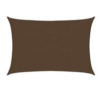 vidaXL Vela Parasole 160 g/m² Marrone 2,5x4 m in HDPE
