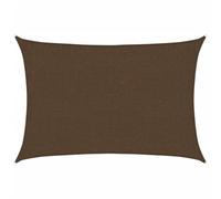 vidaXL Vela Parasole 160 g/m² Marrone 2x3 m in HDPE