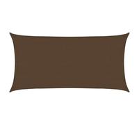 vidaXL Vela Parasole 160 g/m² Marrone 4x7 m in HDPE