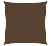 vidaXL Vela Parasole 160 g/m² Marrone 5x5 m in HDPE
