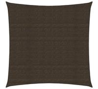 vidaXL Vela Parasole 160 g/m² Marrone 7x7 m in HDPE