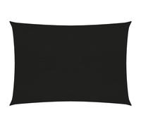 vidaXL Vela Parasole 160 g/m² Nera 2,5x3,5 m in HDPE