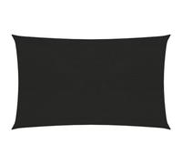VIDAXL - Vela Parasole 160 g / m Nera 5x8 m in HDPE