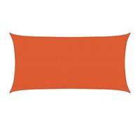 vidaXL Vela Parasole 160 g/m² Rettangolare Arancione 3x6 m in HDPE