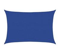 vidaXL Vela Parasole 160 g/m² Rettangolare Blu 3,5x4,5 m in HDPE