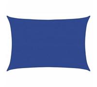 vidaXL Vela Parasole 160 g/m² Rettangolare Blu 4x5 m in HDPE, Vela ombreggiante, Ombra da Patio, tettoia ombreggiante, Vela da Giardino, tettoia