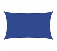 vidaXL Vela Parasole 160 g/m² Rettangolare Blu 5x8 m in HDPE, Vela ombreggiante, Ombra da Patio, tettoia ombreggiante, Vela da Giardino, tettoia