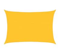 vidaXL Vela Parasole 160 g/m² Rettangolare Giallo 4x5 m in HDPE