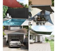 Vela Parasole 160 g/m² Rettangolare Giallo 5x8 m in HDPE