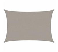 vidaXL Vela Parasole 160 g/m² Rettangolare Grigio Chiaro 2x3 m in HDPE, Vela ombreggiante, Ombra da Patio, tettoia ombreggiante, Vela da Giardino