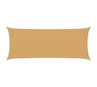 vidaXL Vela Parasole 160 g/m² Rettangolare Sabbia 2x4,5 m in HDPE, Vela ombreggiante, Ombra da Patio, tettoia ombreggiante, Vela da Giardino, tettoia