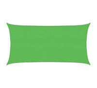 vidaXL Vela Parasole 160 g/m² Rettangolare Verde Chiaro 2x3,5 m HDPE