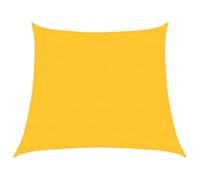 vidaXL Vela Parasole 160 g/m² Trapezio Giallo 4/5x4 m in HDPE, Vela ombreggiante, Ombra da Patio, tettoia ombreggiante, Vela da Giardino, tettoia