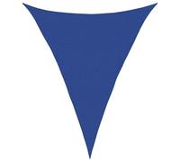 vidaXL Vela Parasole 160 g/m² Triangolare Blu 4x5x5 m in HDPE, Vela ombreggiante, Ombra da Patio, tettoia ombreggiante, Vela da Giardino, tettoia