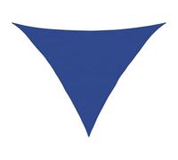 vidaXL Vela Parasole 160 g/m² Triangolare Blu 5x5x6 m in HDPE, Vela ombreggiante, Ombra da Patio, tettoia ombreggiante, Vela da Giardino, tettoia