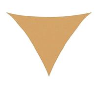 vidaXL Vela Parasole 160 g/m² Triangolare Sabbia 2,5x2,5x3,5 m in HDPE, Vela ombreggiante, Ombra da Patio, tettoia ombreggiante, Vela da Giardino