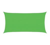 vidaXL Vela Parasole 160 g/m² Verde Chiaro 2,5x4,5 m in HDPE