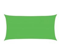 VIDAXL - Vela Parasole 160 G / m Verde Chiaro 3x6 M In Hdpe - SPEDIZIONE GRATUITA
