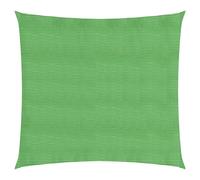 vidaXL Vela Parasole 160 g/m² Verde Chiaro 4,5x4,5 m in HDPE