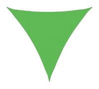 vidaXL Vela Parasole 160 g/m² Verde Chiaro 4x4x4 m in HDPE