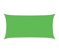 vidaXL Vela Parasole 160 g/m² Verde Chiaro 4x7 m in HDPE