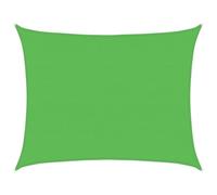 vidaXL Vela Parasole 160 g/m² Verde Chiaro 6x7 m in HDPE
